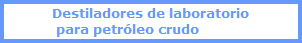 Destiladores de laboratorio
 para petrleo crudo